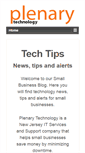 Mobile Screenshot of bizblog.plentech.com